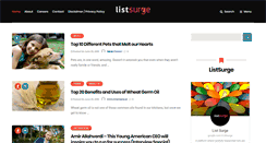 Desktop Screenshot of listsurge.com